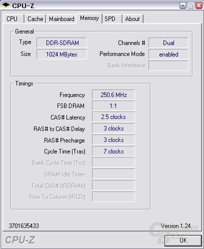 Corsair-Module bei DDR500
