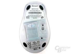 Wireless Optical Mouse von unten