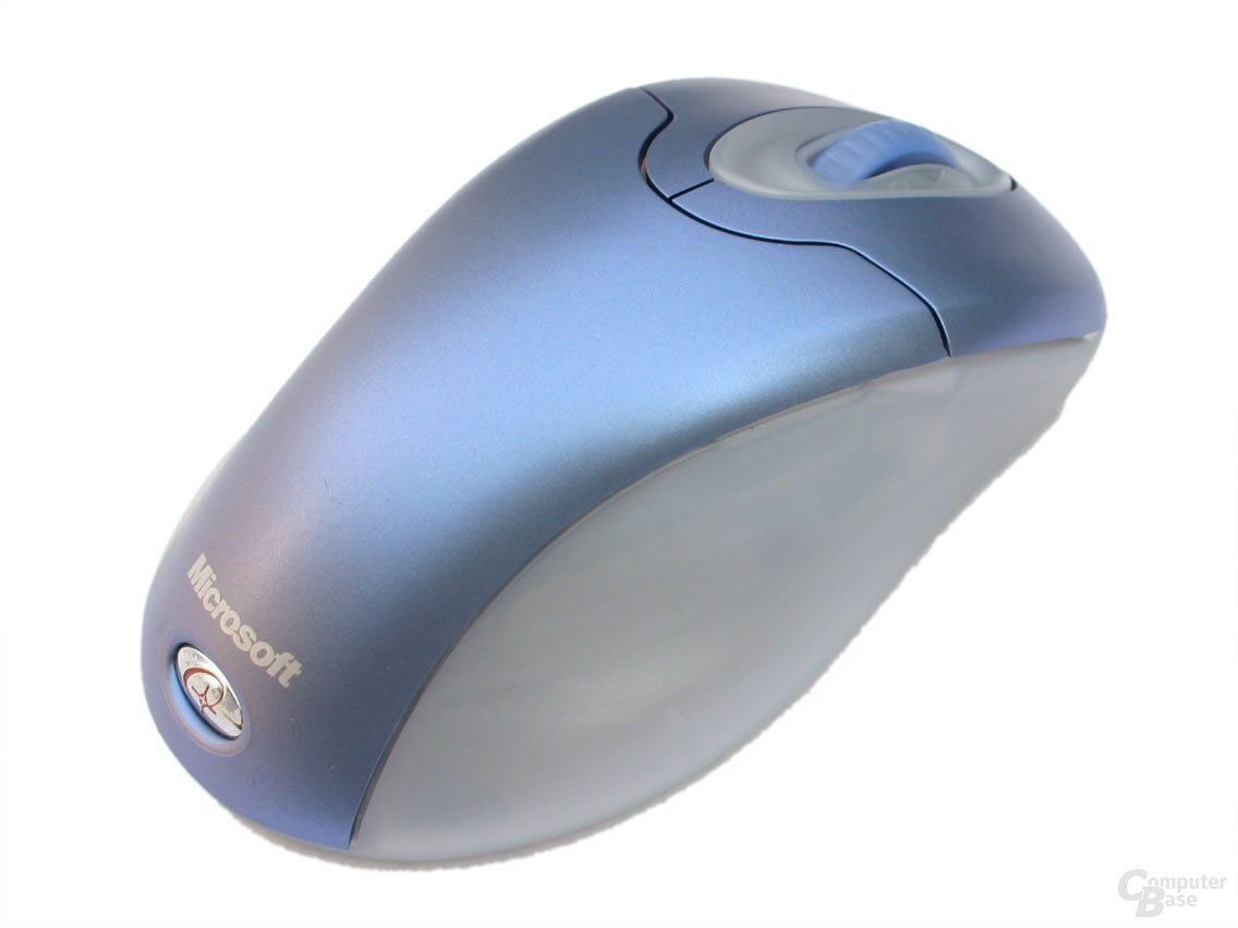 Microsoft Wireless Optical Mouse von der Seite
