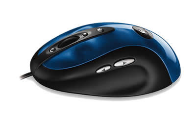 Logitech MX 510 Performance Optical Mouse von der Seite