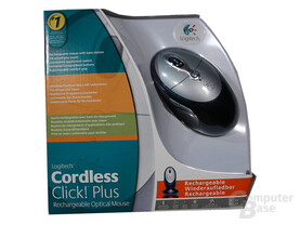 Verpackung Cordless Click Plus Rechargeable Optical Maus