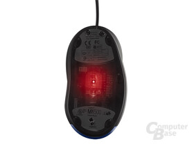 Logitech MX 510 Performance Optical Mouse von unten