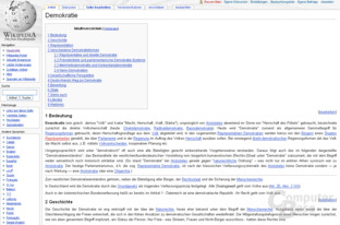 Inhaltsvergleich ("Demokratie"): Encarta