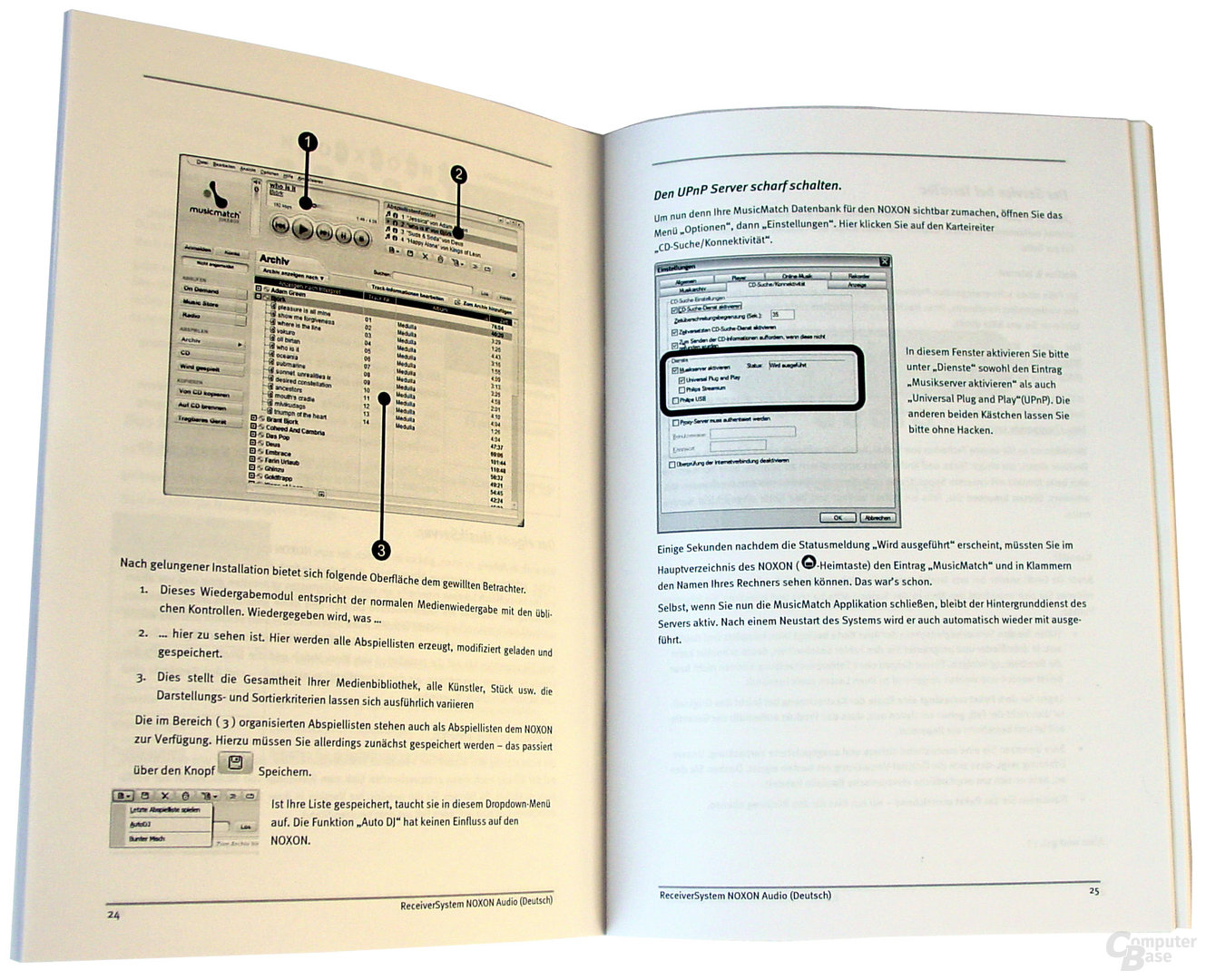 Noxon Audio - Handbuch - UPnP-Software