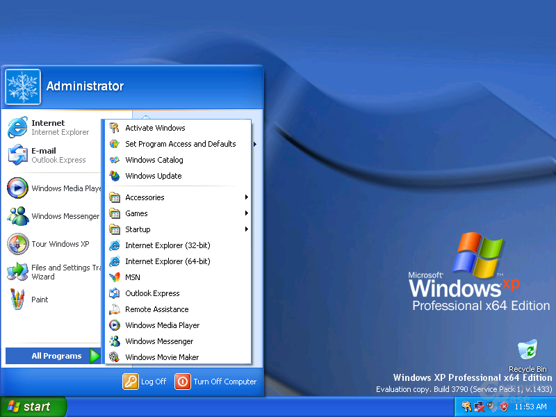 Windows XP 64