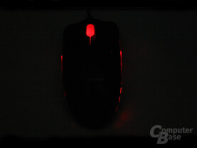 Razer Diamondback im Dunkeln von hinten