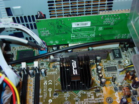 Asus S-presso S1-P111 Deluxe - Installation - Steckkarten und Northbridge-Kühler