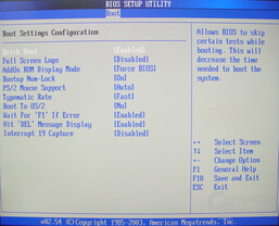 Asus S-presso S1-P111 Deluxe - Bios - Boot Settings