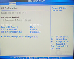 Asus S-presso S1-P111 Deluxe - Bios - USB Configuration