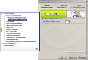 Weitere Direct3D-Einstellungen