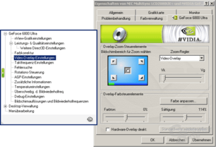 Video-Overlay-Einstellungen