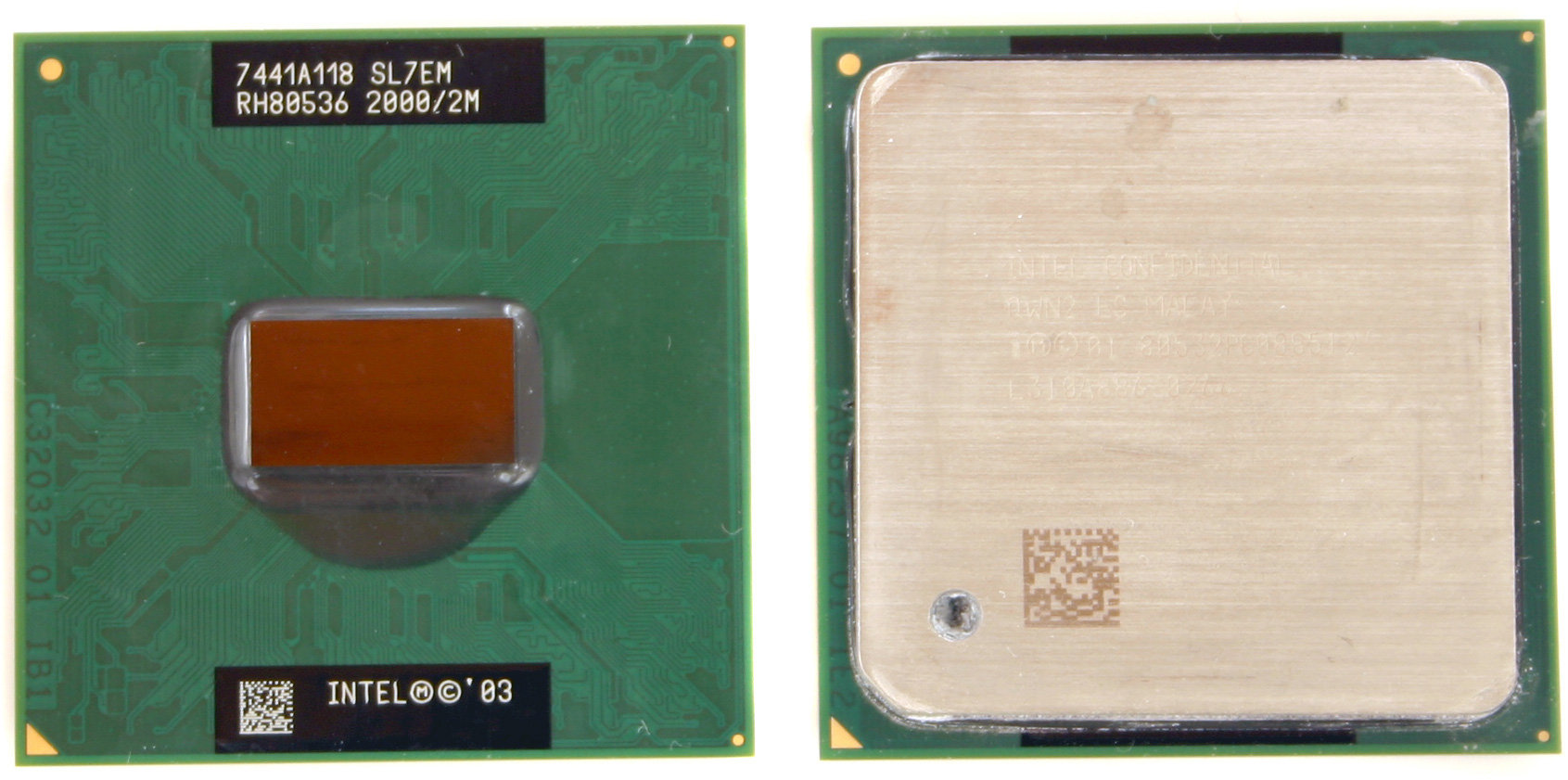 Intel Pentium M (Dothan) und Pentium 4 (Northwood)