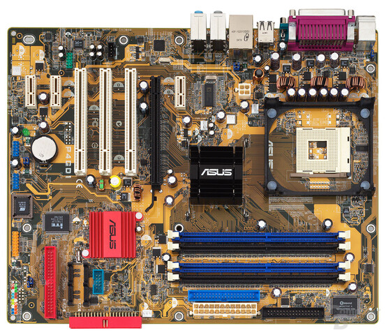 Das Asus P4GD1 (aber auch das P4GPL-X) kann dank 915P- bzw. 915PL-Chipsatz auch mit Features wie PCI Express aufwarten