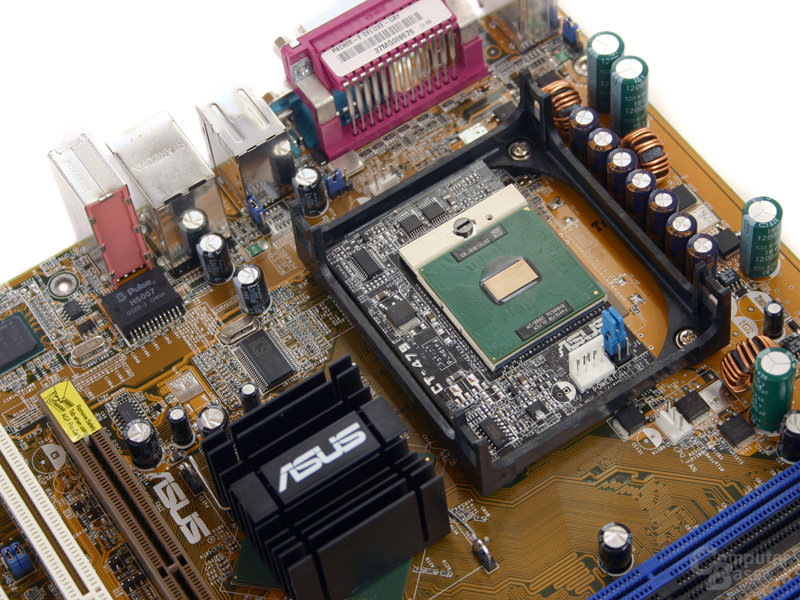 Pentium M-Adapter auf dem Asus P4C800-E Deluxe