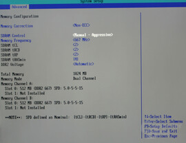 Bios - DDR2 Timings Control
