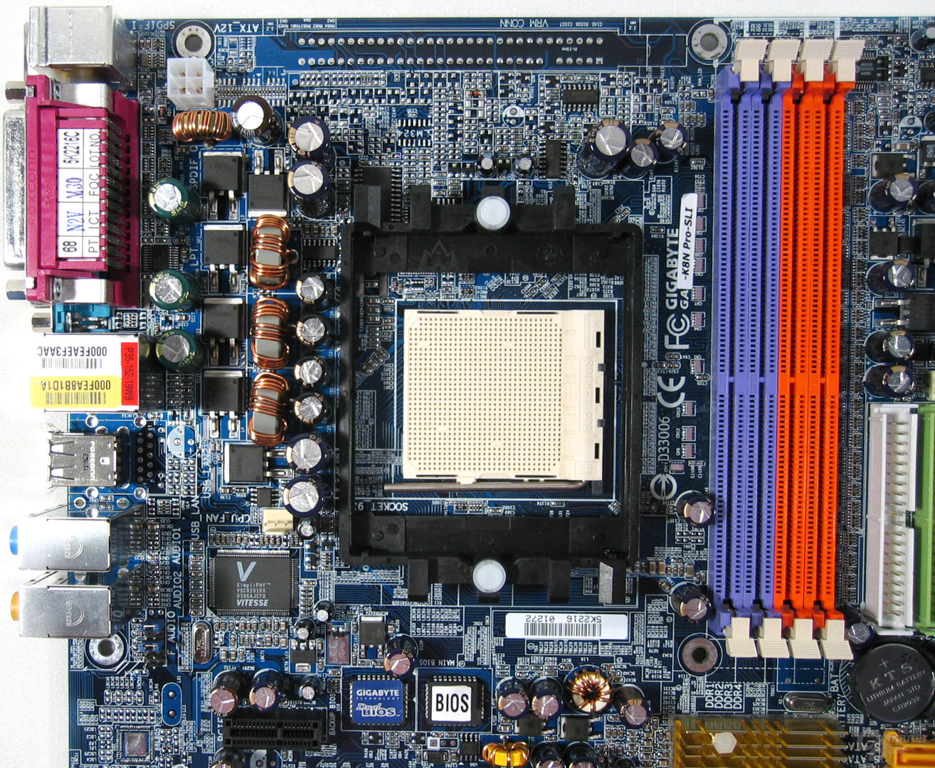 Gigabyte GA-K8N Pro-SLI CPU-Sockel