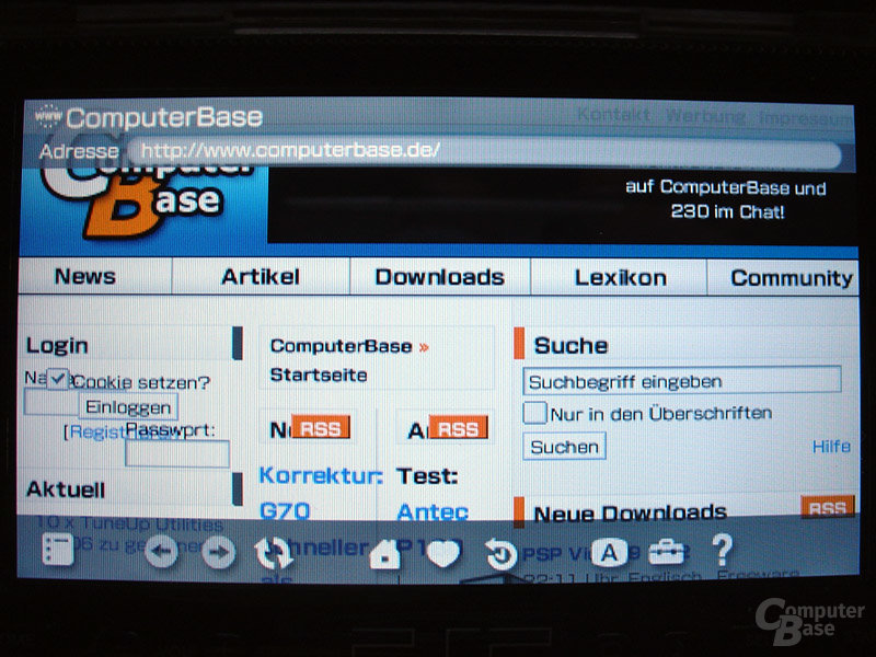 PSP Browser ComputerBase