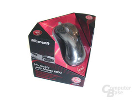 Verpackung Microsoft Laser Mouse 6000, seitlich