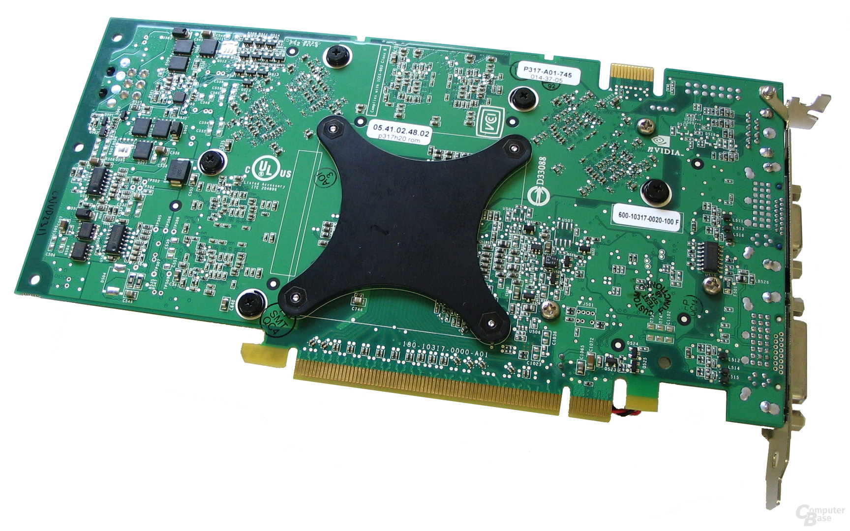 Rückseite GeForce 6800 GS