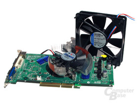 GeForce 6800 GT und leise Kühlhardware von Zalman und Papst