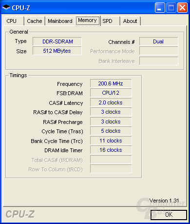 CPU-Z 512 MB