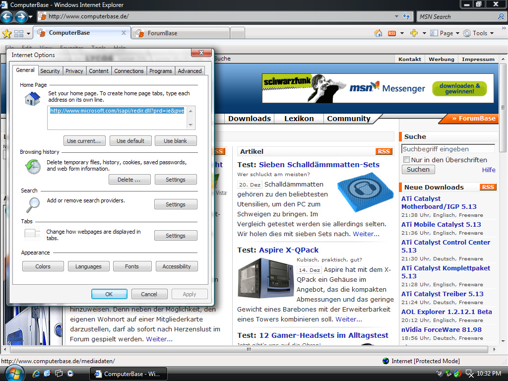 Internet Explorer 7