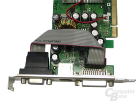 Anschlüsse Leadtek GeForce 7300 GS
