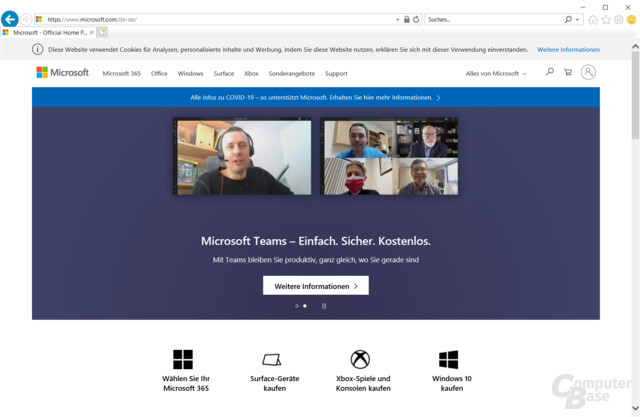 Internet Explorer Download - ComputerBase