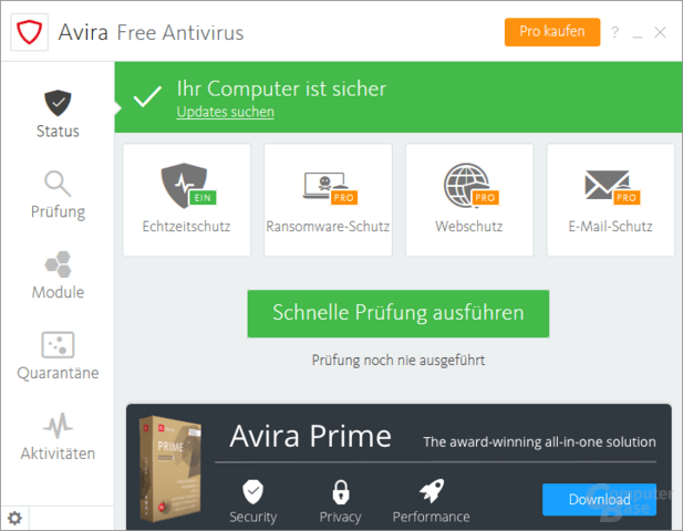 Avira Free Antivirus Download ComputerBase