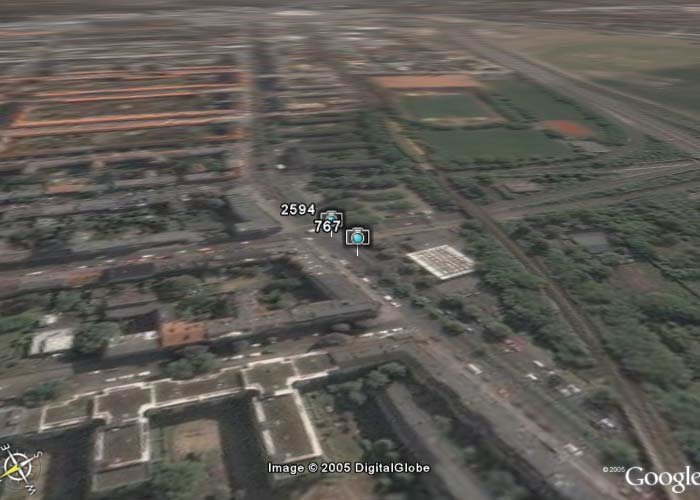 Radarfallen-Plugin für Google Earth – Berlin, Scharnweberstraße