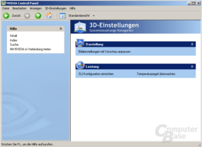 3D-Einstellungen