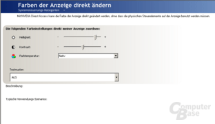 Farben der anzeige