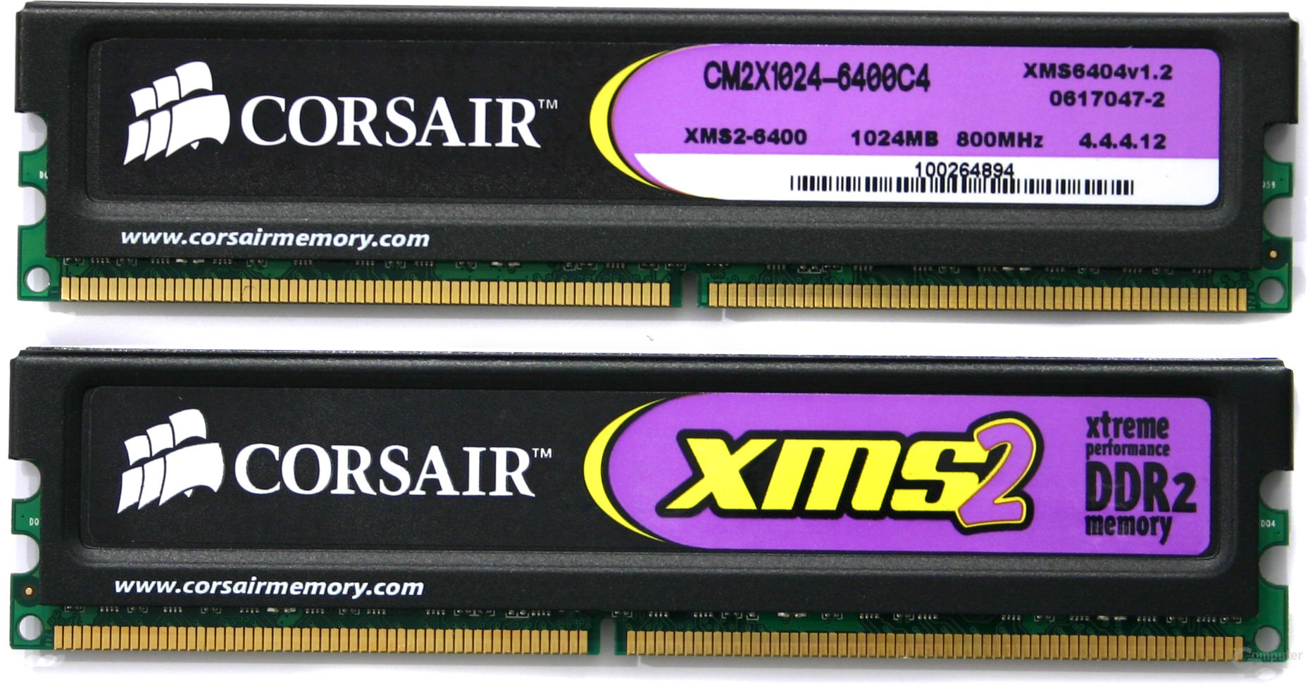 Corsair CM2X1024-6400C4: SLI-Ready-Memory