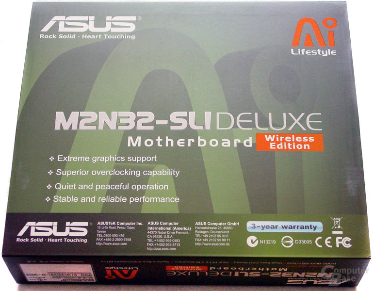 Asus M2N32-SLI Deluxe Wireless Edition