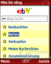 Opera Mini für eBay