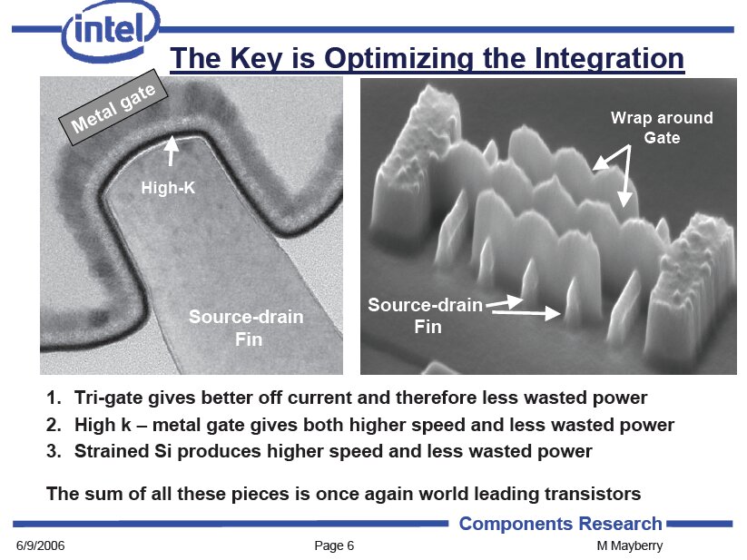 Intel: Tri-Gate-Transistor für mehr Leistung und weniger Verbrauch