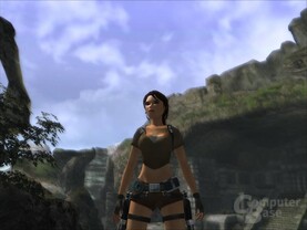 Bild aus der neuen Demo zu Tomb Raider Legend mit sämtlichen Grafik-Features der Vollversion