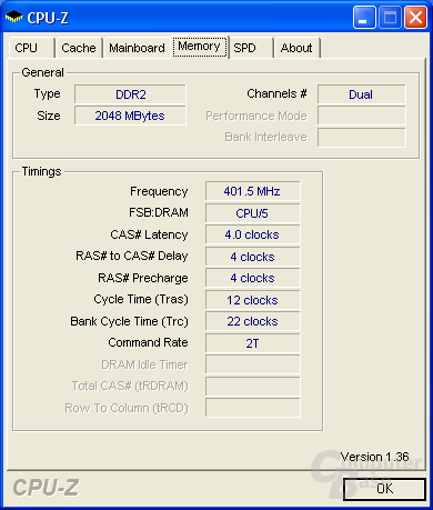 Asus Crosshair CPU-Z RAM