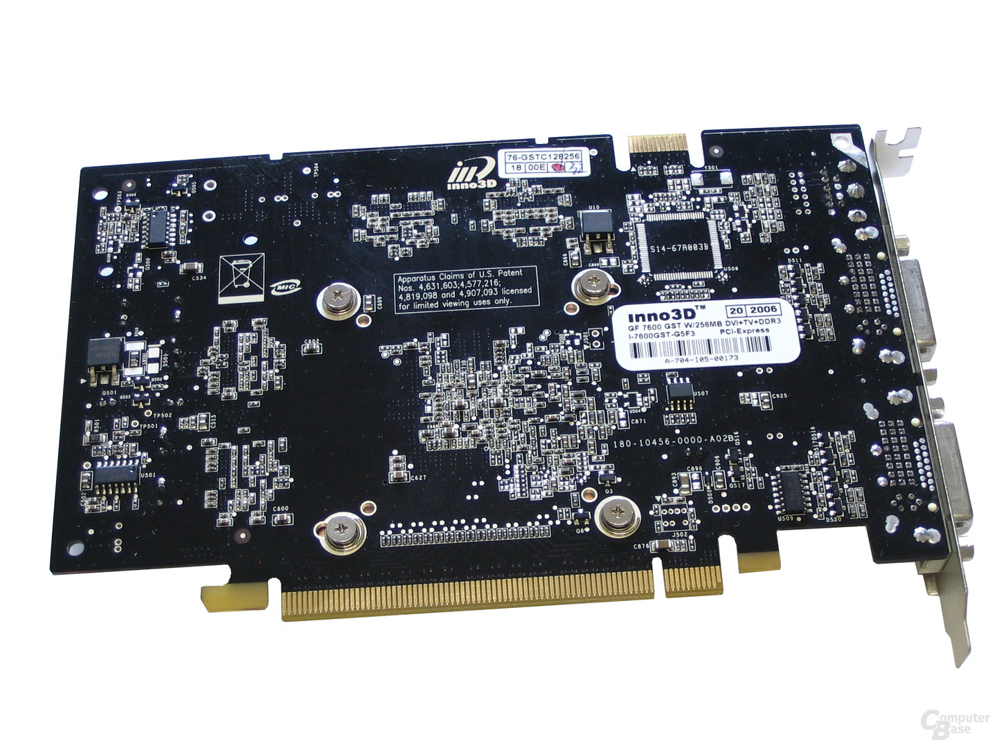 Inno3D GeForce 7600 GST Rueckseite