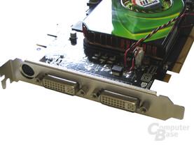 Inno3D GeForce 7600 GST Slotblech