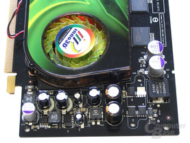 Inno3D GeForce 7600 GST Spannungswandler