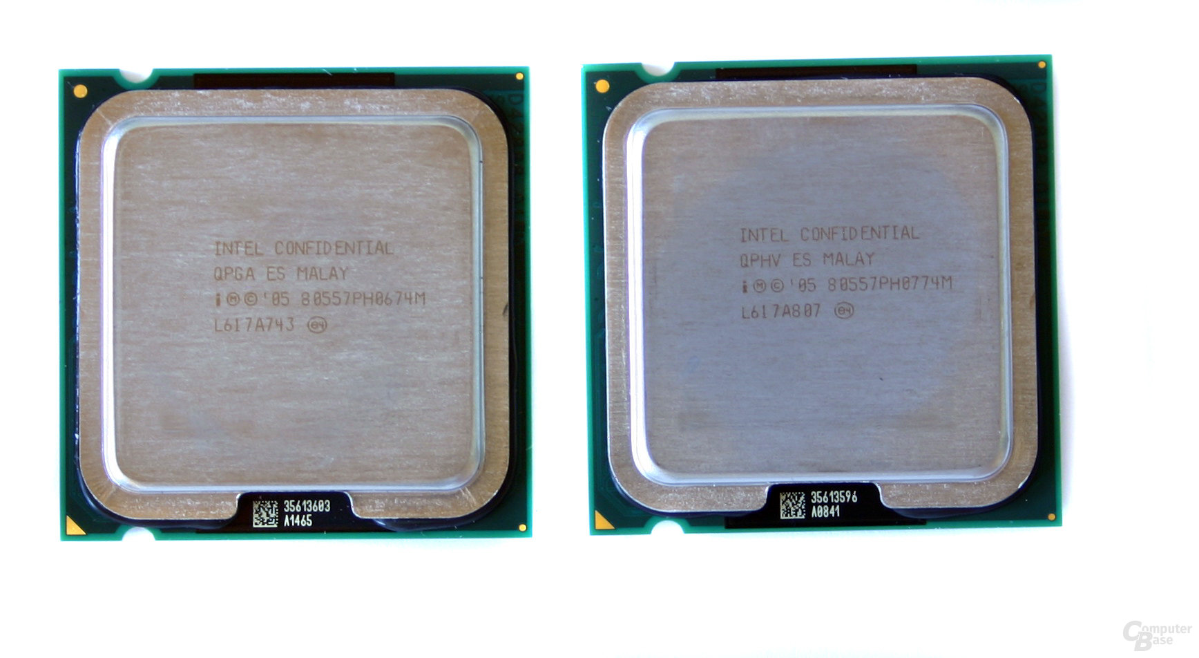 Intel Core 2 Duo E6700 (l) und Extreme X6800