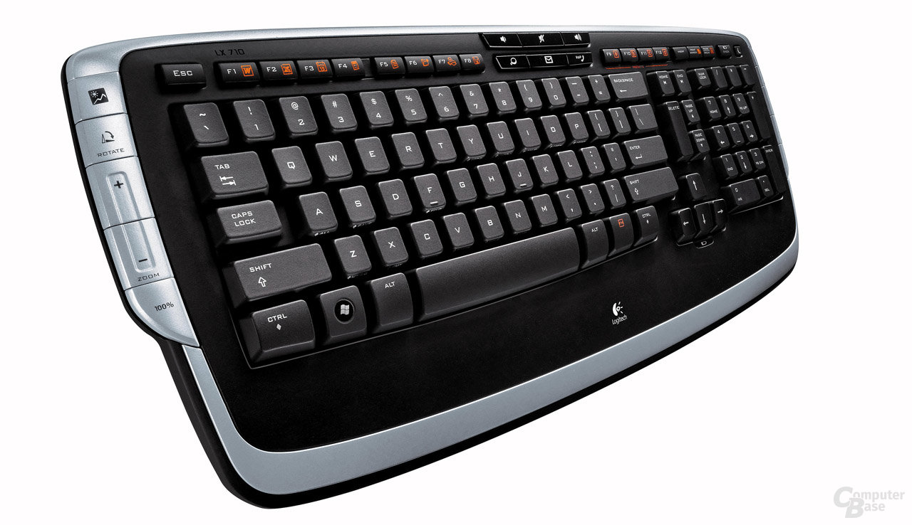 Cordless Desktop LX 710: Tastatur von links