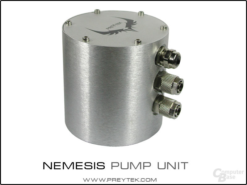Nemesis: Pumpe und Ausgleichsbehälter