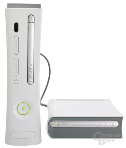 Xbox 360 mit externem HD-DVD-Laufwerk