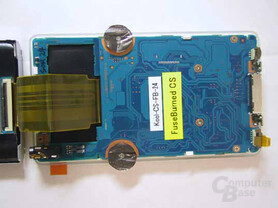 Microsoft Zune Musikplayer – Platinenrückseite
