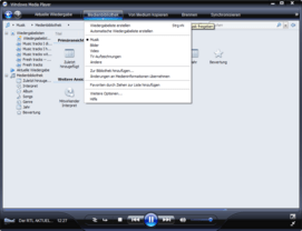 Windows Media Player 11 Beta mit Mediendatenbank für Audio, Video und Photo