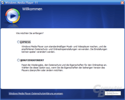 Express oder Benutzerdefiniert