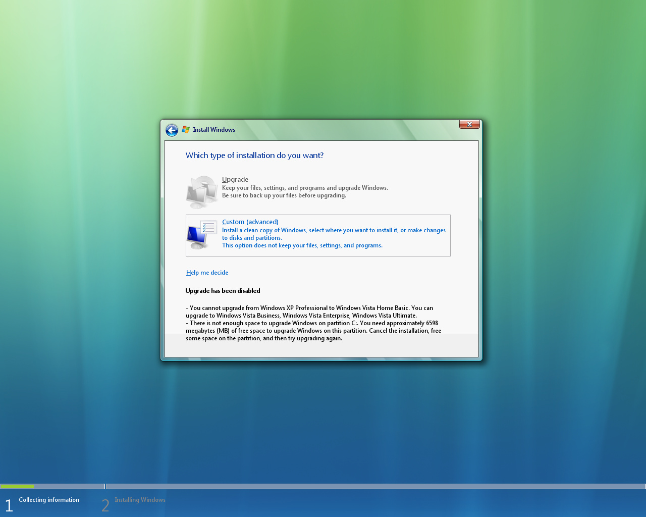 Windows Vista Basic Build 5600 RC1