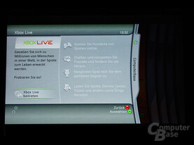 Benutzeroberfläche - Xbox Live beitreten